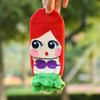 Kawaii Korean Women Girl Short Socks Spring Autumn Princess Pattern Print Cotton Harajuku Cute Lovely Ankle Sock Top Quality