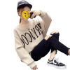 Kawaii Harajuku Long Batwing Sleeve Sweatshirt Women Jumper Autumn 2017 Oversized Hoodies Sweatshirts Femininas Plus Size Top