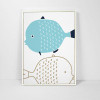 Kawaii Animal Hot air Poster Print  Modern Nordic Cartoon Nursery Wall Art Picture Kids Baby Room Decor Canvas Painting No Frame