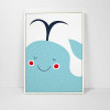 Kawaii Animal Hot air Poster Print  Modern Nordic Cartoon Nursery Wall Art Picture Kids Baby Room Decor Canvas Painting No Frame
