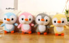 Kawaii 4Colors - Sweet 12CM Approx. Penguin Plush stuffed toy , key chain Penguin Gift wedding party plush Toy