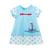 Kavkas Baby Girl Dress Vestido Infantile Summer Blue Color Christening 1 Year Birthday Dress Vestido Infantil Menina
