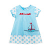 Kavkas Baby Girl Dress Vestido Infantile Summer Blue Color Christening 1 Year Birthday Dress Vestido Infantil Menina