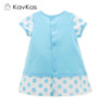 Kavkas Baby Girl Dress Vestido Infantile Summer Blue Color Christening 1 Year Birthday Dress Vestido Infantil Menina