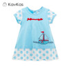 Kavkas Baby Girl Dress Vestido Infantile Summer Blue Color Christening 1 Year Birthday Dress Vestido Infantil Menina