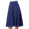 Kate Kasin Short Skirt Knee Length Ladies 100% Cotton Skirts Women Navy Blue Saias Longa 2017 Femininas Formal Jupe Femme