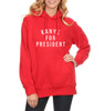 KANYE FOR PRESIDENT Letter Print Hoodies Women 2017 Spring Fleece Winter Sweatshirt For Women Hoody Casual Streetwear Pullover