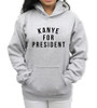 KANYE FOR PRESIDENT Letter Print Hoodies Women 2017 Spring Fleece Winter Sweatshirt For Women Hoody Casual Streetwear Pullover