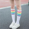 KANCOOLD Socks high quality Thigh High Socks Over Knee Rainbow Stripe Girls long socks women over knee stripe jan23 KANCOOLD Socks high quality Thigh High Socks Over Knee Rainbow Stripe Girls long socks women over knee stripe jan23