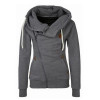 2018 Casual Sudaderas Mujer Women Hoody Autumn Winter Women Zipper Hoodies Thick Thicken hoody Women Sweatshirt Hoodies 60503