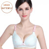 2018 Breast Feeding Cotton Maternity Bras Prevent Sagging Women Soutien Strip Print Nursing Bra Pregnant Underwear For Mom