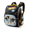 2018 Boys school bags dark blue cars aircraft children's orthopedic backpack high quality mochila infantil bolsas primary 1-5