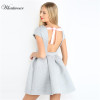 2018 Backless Bandage Party Dress Princess Women Black Sexy elegant Evening Victorian Summer dresses vestido de festa D0391