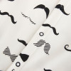2018 Baby Newborn Romper White and Black Baby Romper Winter Spring and Autumn Long Sleeves Baby Clothes Goatee Infant Clothing