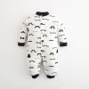 2018 Baby Newborn Romper White and Black Baby Romper Winter Spring and Autumn Long Sleeves Baby Clothes Goatee Infant Clothing