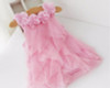 2018 Baby Girls Dress Summer Sleeveless Chiffon Dress Infant Birthday Party Dresses for Girl Clothes with Headband Vestidos