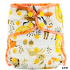 Elinfant OS Velour night AIO baby diaper reusable heavy wetter hybrid AI2 waterproof bamboo washable baby aio cloth diaper
