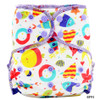 Elinfant OS Velour night AIO baby diaper reusable heavy wetter hybrid AI2 waterproof bamboo washable baby aio cloth diaper