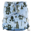 Elinfant OS Velour night AIO baby diaper reusable heavy wetter hybrid AI2 waterproof bamboo washable baby aio cloth diaper