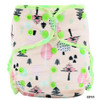 Elinfant OS Velour night AIO baby diaper reusable heavy wetter hybrid AI2 waterproof bamboo washable baby aio cloth diaper