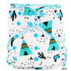 Elinfant OS Velour night AIO baby diaper reusable heavy wetter hybrid AI2 waterproof bamboo washable baby aio cloth diaper