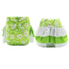 Elinfant 1 pcs reusable os girl skirt baby nappy bamboo hemp night time AIO baby washable cloth diaper for baby girls