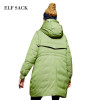 Elf SACK z winter 2016 fashion rib knitting with a hood slim waist long down coat female design