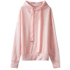 ELF SACK Womens Autumn Vintage Hooeded Sweatshirts Ladies Plus Size Collared Lace Strings Pullovers Loose Women Tops Sweatshirt