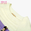 ELF SACK Women Winter Sweater Stripe Multicolour Pullovers Loose Flare Sleeve Sweet Girl's Tops Elegant Womens All-mach Sweaters