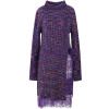 Elf SACK w autumn and winter faux two piece turtleneck knitted one-piece dress 2016 female fashion