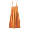 ELF SACK 2017 Women Spring Full Length Retro Wide leg pants Female Solid High Waist Strip Fashion Casual Trousers Free Shipping
