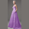Elegant Women Formal Dress Ladies Deep V-Neck Empire White Princess Dress Sleeveless Floor-Length Swing Dress KH908323