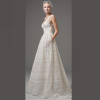 Elegant Women Formal Dress Ladies Deep V-Neck Empire White Princess Dress Sleeveless Floor-Length Swing Dress KH908323