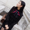 Ecombird 2017 Spring Summer Fashion Runway Women Tops Blouses Long Sleeves Stand Collar Bow Ruffles lady Shirts Blusas feminina