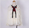 Ecombird 2017 Spring Summer Fashion Runway Women Tops Blouses Long Sleeves Stand Collar Bow Ruffles lady Shirts Blusas feminina