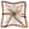 Echarpe Fashion Small Scarf Women Four Seasons Retro Folk Style Satin Silk Square Scarf Lady Chiffon Shawl Scarves Bandana #Zer