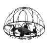 EBOYU(TM) S166HW Foldable RC Quadcopter Drone Altitude Hold &amp; Headless Helicopter w/ FPV Wifi 0.3MP Camera Ball Protector Guard