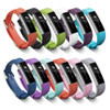 EastVita TPE Wristband Strap Bracelet with Secure Fasterner High Quality Metal Clasps for Fitbit Alta Bands Wrist Smartwatch B01