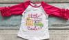 Easter baby girls love leopard three quarter cotton boutique cute top T-shirt raglans clothing ruffles little miss print prince
