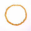 EAST WORLD Honey Raw Amber Necklace Jewel for Baby Teething Relief Custom Baltic Amber Unpolished Handmade Amber Beads Jewelry