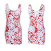 EAST KNITTING 2017 New Summer Women Dress Celeb Bodycon Dress Splash Floral Print Sleeveless Midi Dresses Ladies Casual Vestidos