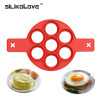 Non Stick Flippin' Fantastic Pancake Pan Flip Perfect Breakfast Maker Eggs Omelette Flipjack Tools 7 Grids Pancake Maker Hot N