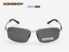 NOMANOV BRAND Custom Made Nearsighted Minus Prescription Polarized Sunglasses Men Al Mg Alloy Shield  -1 -1.5 -1.75 To -6