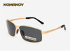 NOMANOV BRAND Custom Made Nearsighted Minus Prescription Polarized Sunglasses Men Al Mg Alloy Shield  -1 -1.5 -1.75 To -6
