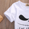 NoEnName-Null Hot sale Cotton 2 pieces Baby Boys Casual T-shirt + Cross Pants Summer Outfits Clothing