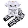 NoEnName-Null Hot sale Cotton 2 pieces Baby Boys Casual T-shirt + Cross Pants Summer Outfits Clothing