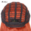 Noble Trendy Lace Wig Kanekalon High Temperature Straight Synthetic Hair Wigs For Black Women Ombre 99J Cosplay Wig FreeShipping