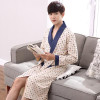 Noble Robes Men Spring Long sleeve Cotton Nightwear Pyjamas Elderly Men sleep sleepwear Robe Plus size 4XL