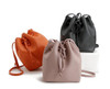 no logo Mansur Bucket bag women Pu Leather String Shoulder bag Luxury Bags Famous Designer no Logo printed