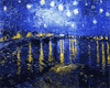 No Frame DIY Digital Oil Painting Paint By Numbers Christmas Birthday Unique Gift Van gogh starry sky of the rhone river